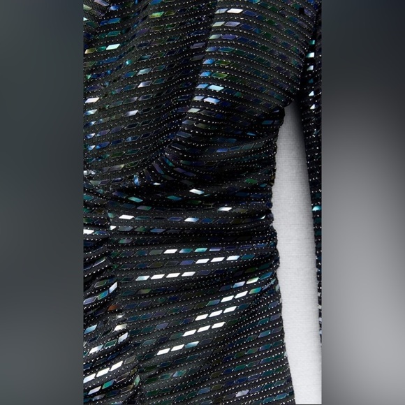 ZARA ~ Iridescent Mirrored Blazer Dress - Picture 10 of 15